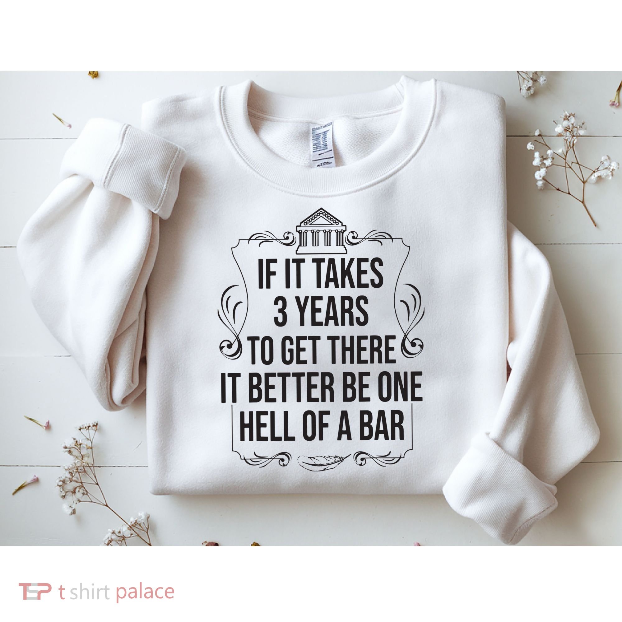 Funny Future Lawyer Student Gift Cute Law School Bar Exam Sweatshirt