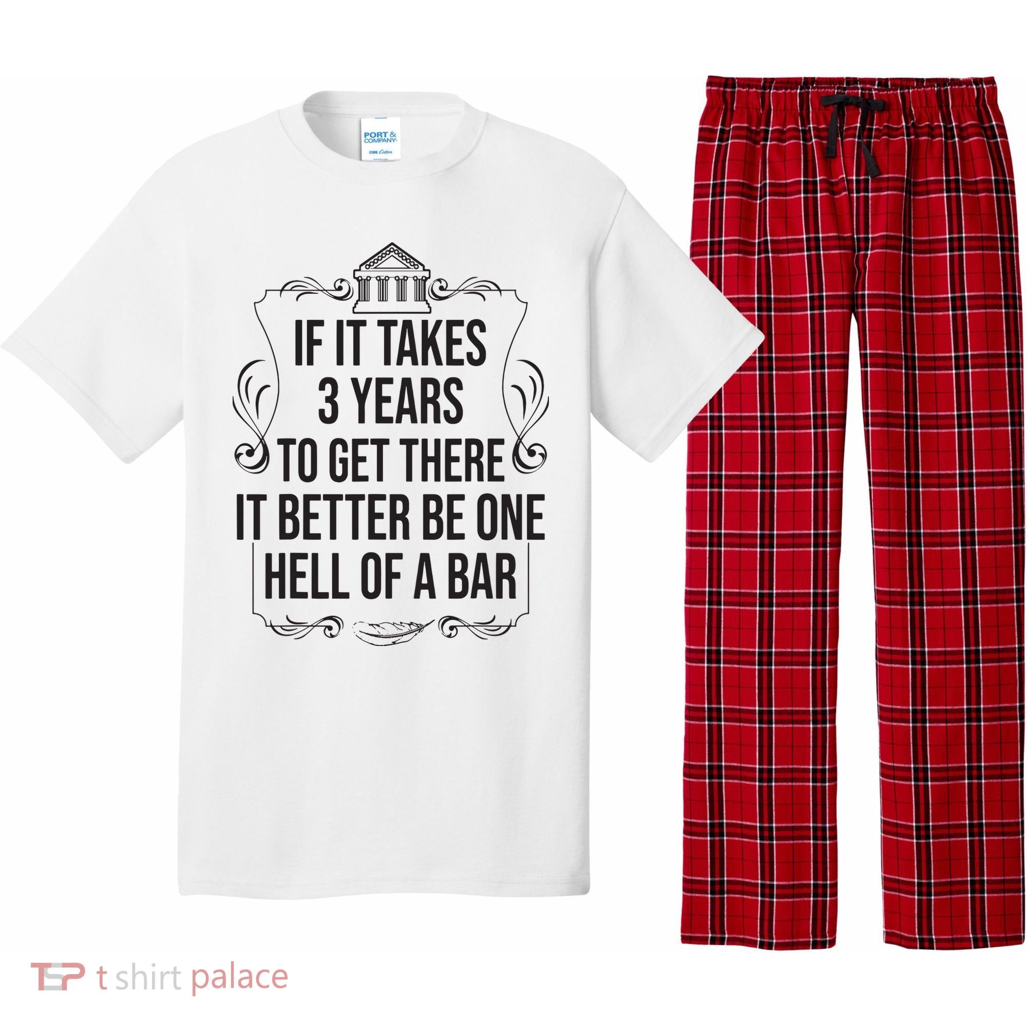 Funny Future Lawyer Student Gift Cute Law School Bar Exam Pajama Set