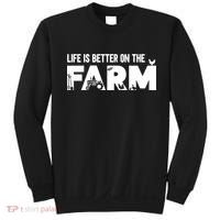 Farm Farmer Life Is Better On The Farm Sweatshirt thumb 0