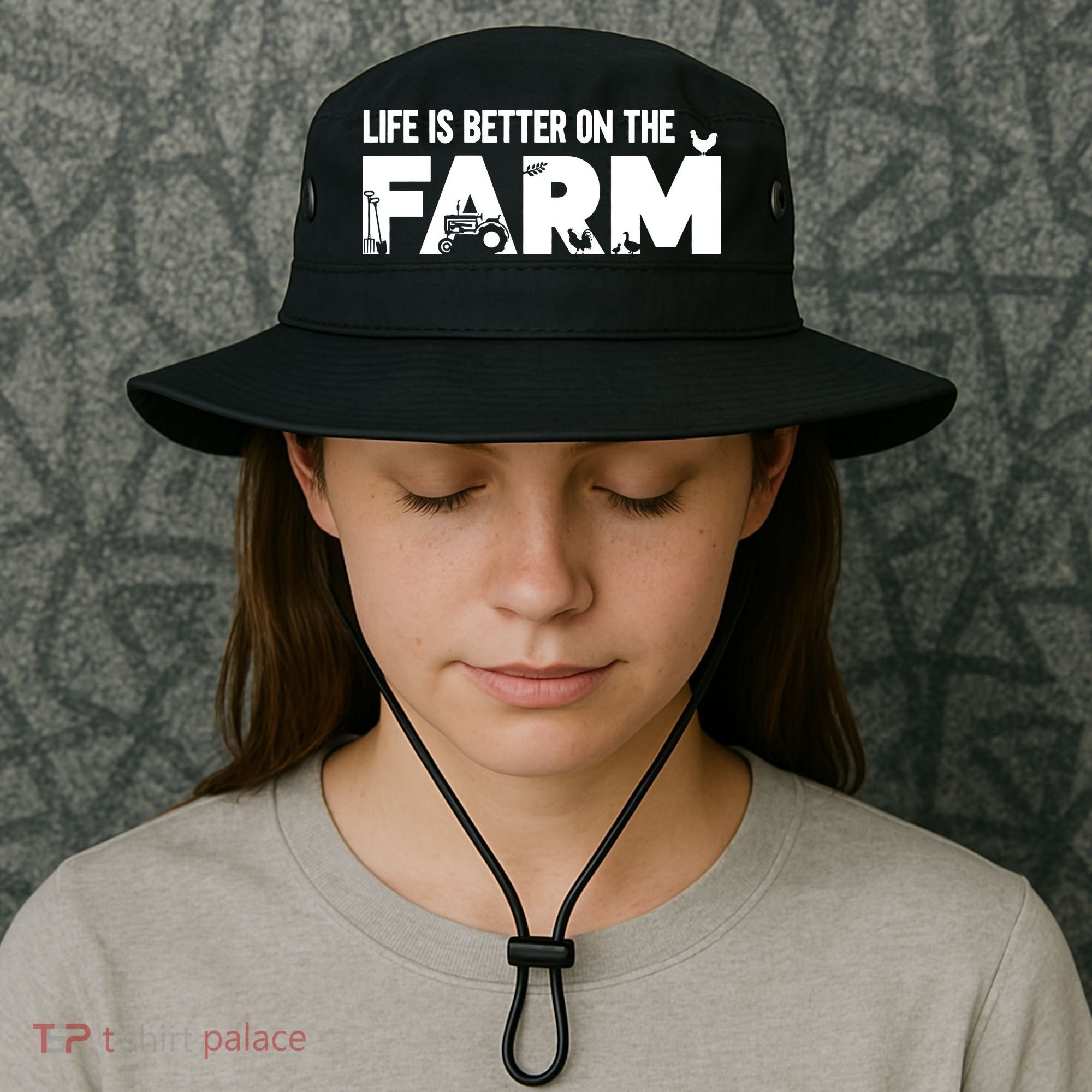 Farm Farmer Life Is Better On The Farm Bucket Hat
