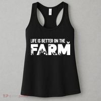 Farm Farmer Life Is Better On The Farm Women's Tank Top thumb 3