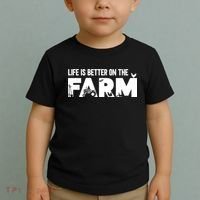 Farm Farmer Life Is Better On The Farm Toddler T-Shirt thumb 2