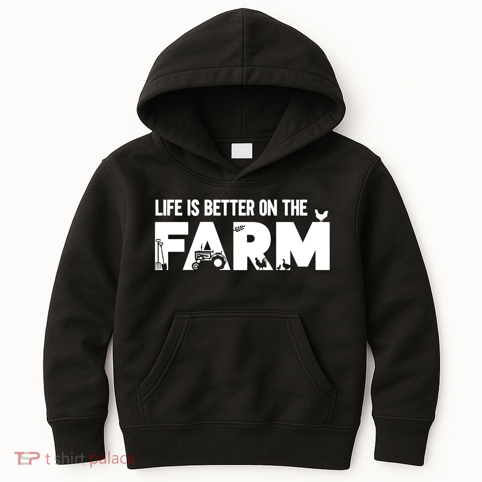 Farm Farmer Life Is Better On The Farm Kids Hoodie