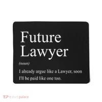 Funny Future Lawyer Gift For Law School Graduate Attorney Mousepad thumb 0