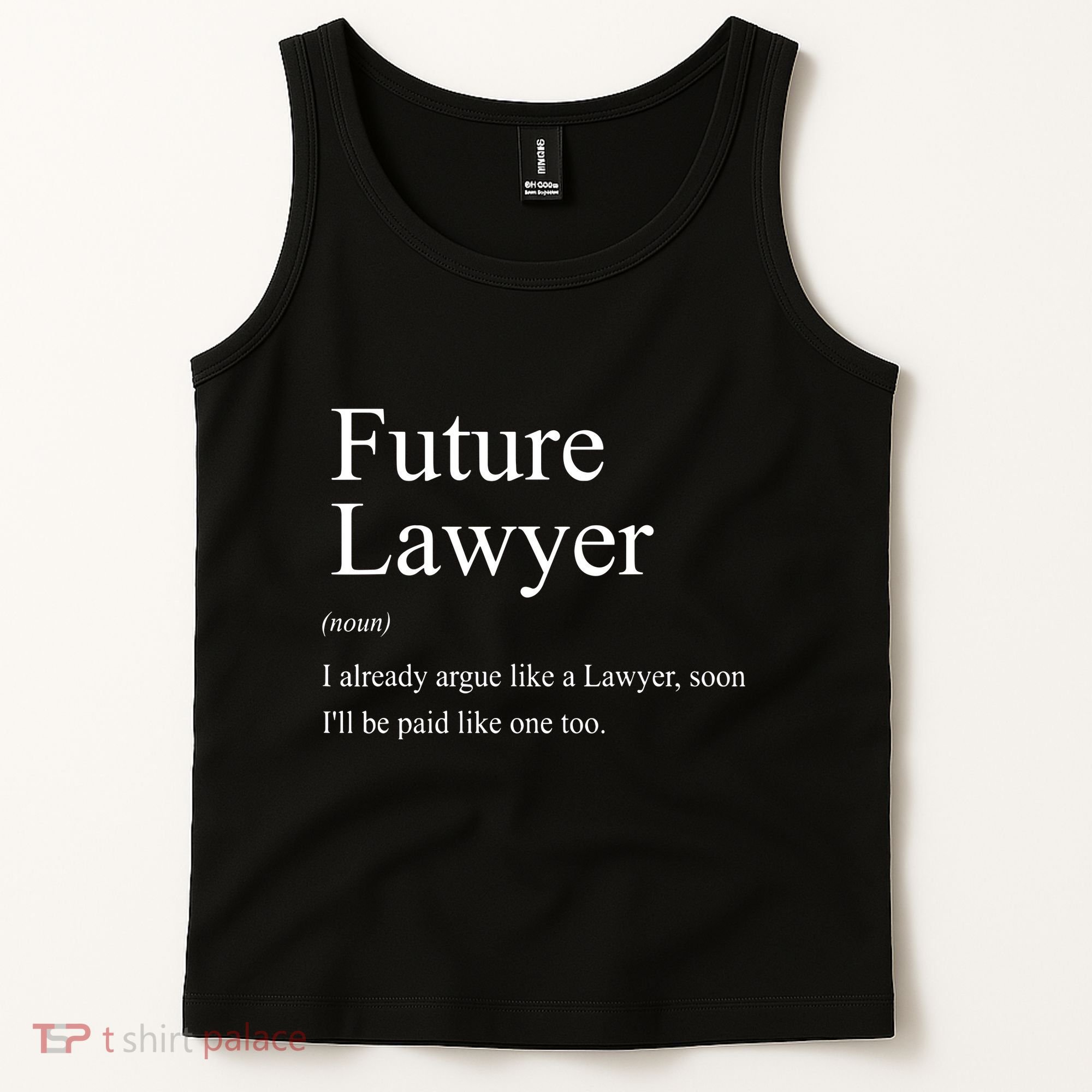 Funny Future Lawyer Gift For Law School Graduate Attorney Tank Top