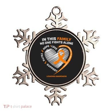Family Fight Leukemia Awareness Products Gift Funny Gift Ornament