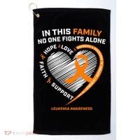 Family Fight Leukemia Awareness Products Gift Funny Gift Golf Towel thumb 0