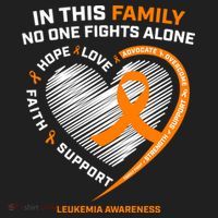 Family Fight Leukemia Awareness Products Gift Funny Gift Golf Towel thumb 3