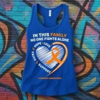 Family Fight Leukemia Awareness Products Gift Funny Gift Women's Tank Top thumb 3