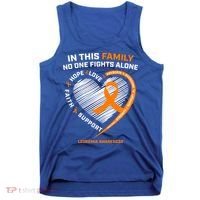 Family Fight Leukemia Awareness Products Gift Funny Gift Tank Top thumb 0