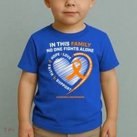 Family Fight Leukemia Awareness Products Gift Funny Gift Toddler T-Shirt thumb 2
