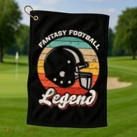 Fantasy Football Legend Golf Towel thumb 1