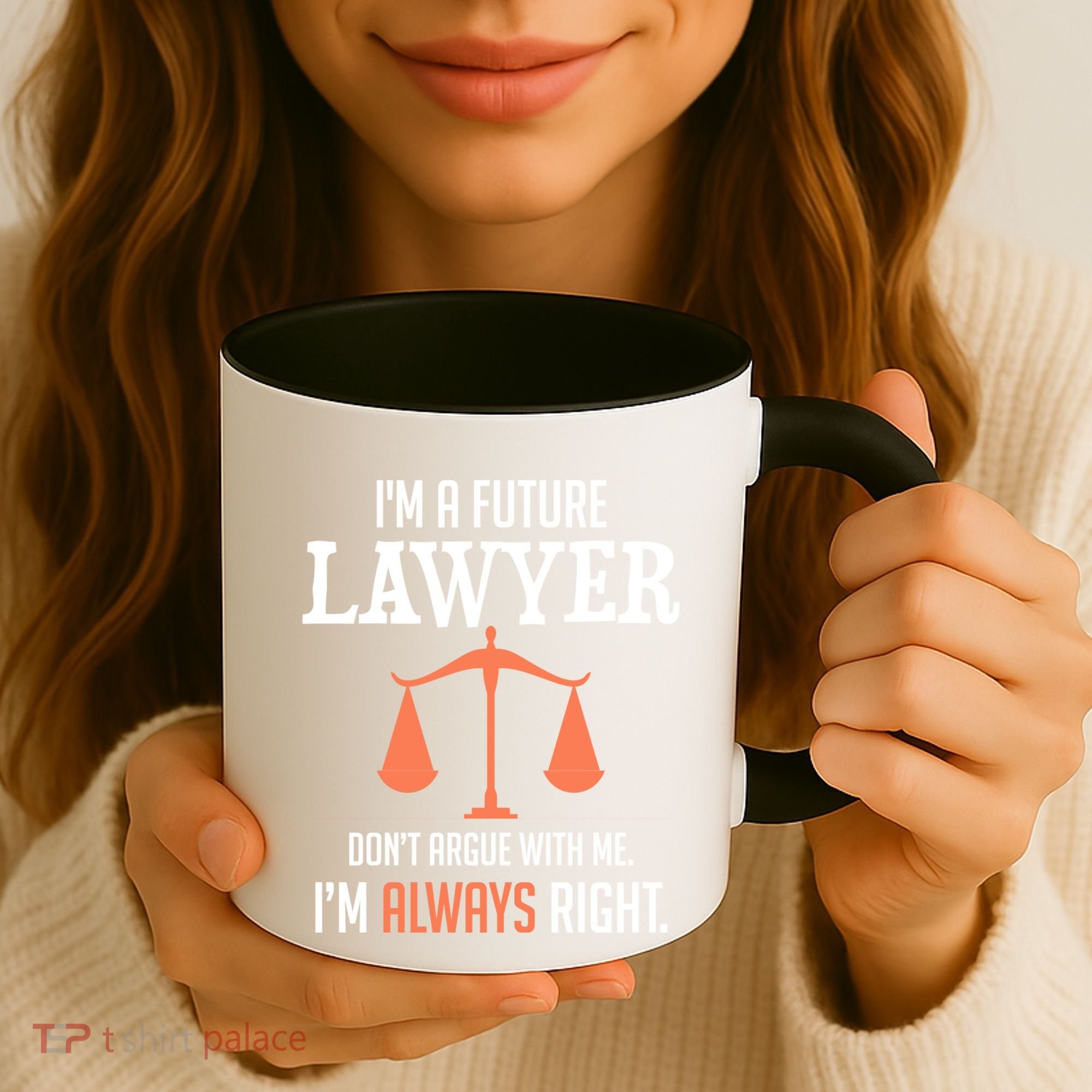 Funny Future Lawyer Law School Student Gift Coffee Mug
