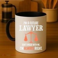 Funny Future Lawyer Law School Student Gift Coffee Mug thumb 4