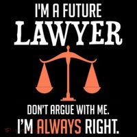 Funny Future Lawyer Law School Student Gift Women's Hoodie thumb 2