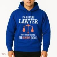 Funny Future Lawyer Law School Student Gift Hoodie thumb 2