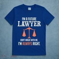 Funny Future Lawyer Law School Student Gift T-Shirt thumb 5