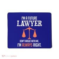 Funny Future Lawyer Law School Student Gift Mousepad thumb 0