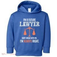 Funny Future Lawyer Law School Student Gift Toddler Hoodie thumb 0