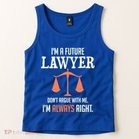 Funny Future Lawyer Law School Student Gift Tank Top thumb 2