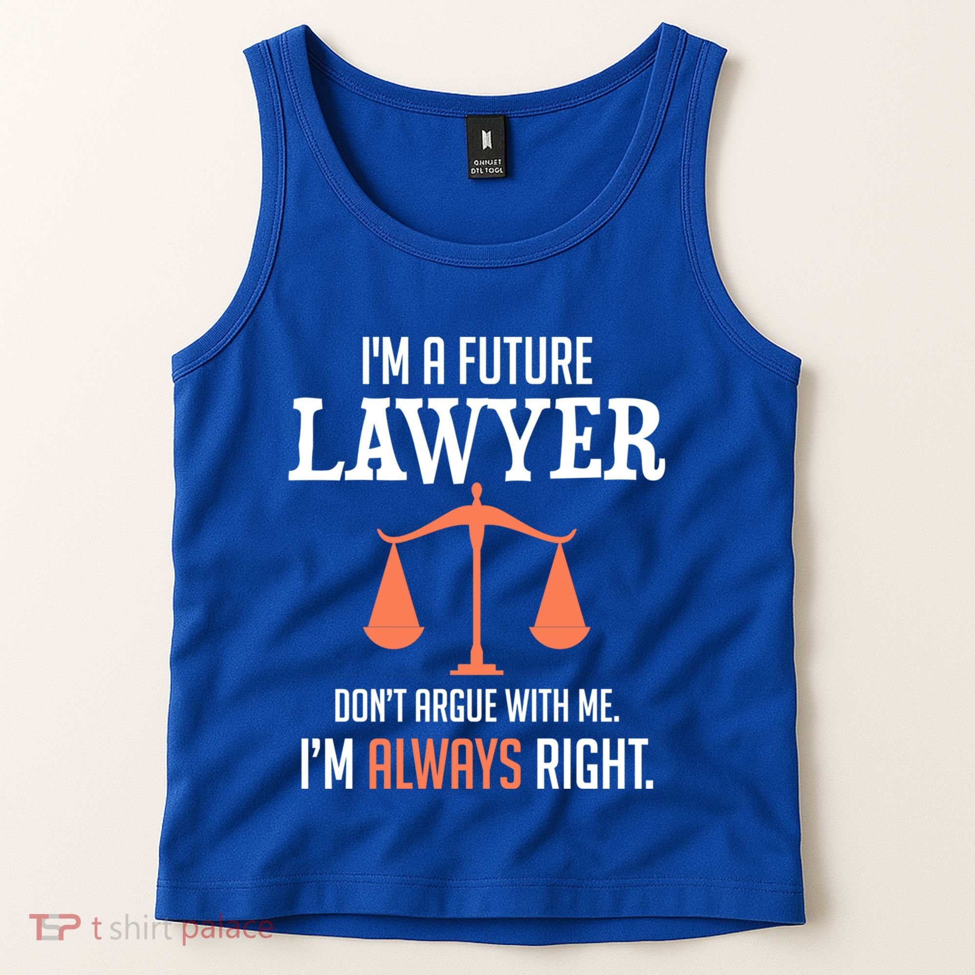 Funny Future Lawyer Law School Student Gift Tank Top