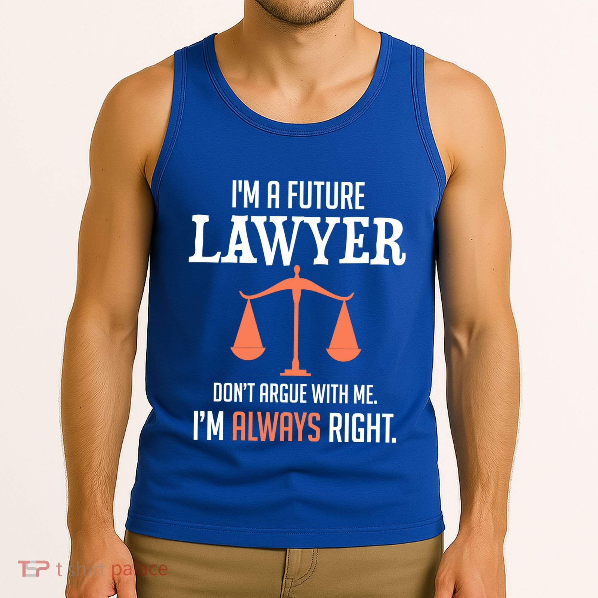 Funny Future Lawyer Law School Student Gift Tank Top