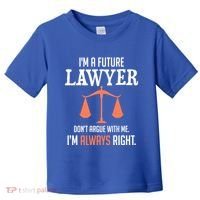 Funny Future Lawyer Law School Student Gift Toddler T-Shirt thumb 0