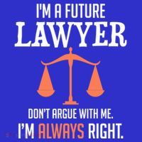 Funny Future Lawyer Law School Student Gift Visor thumb 3