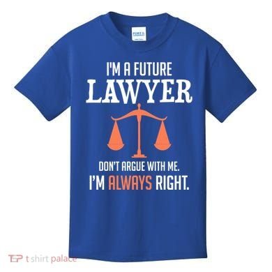 Funny Future Lawyer Law School Student Gift Kids T-Shirt