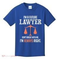 Funny Future Lawyer Law School Student Gift Kids T-Shirt thumb 0
