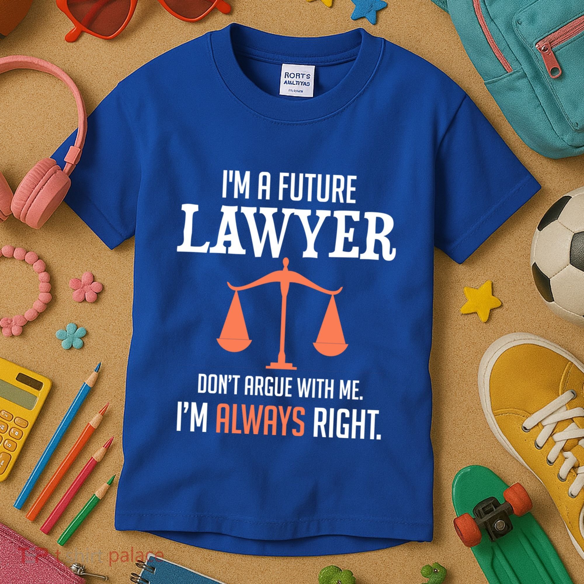 Funny Future Lawyer Law School Student Gift Kids T-Shirt