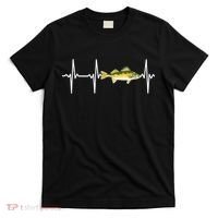Fish Fishing Lovers Walleye Heartbeat For Freshwater Gift T-Shirt thumb 0