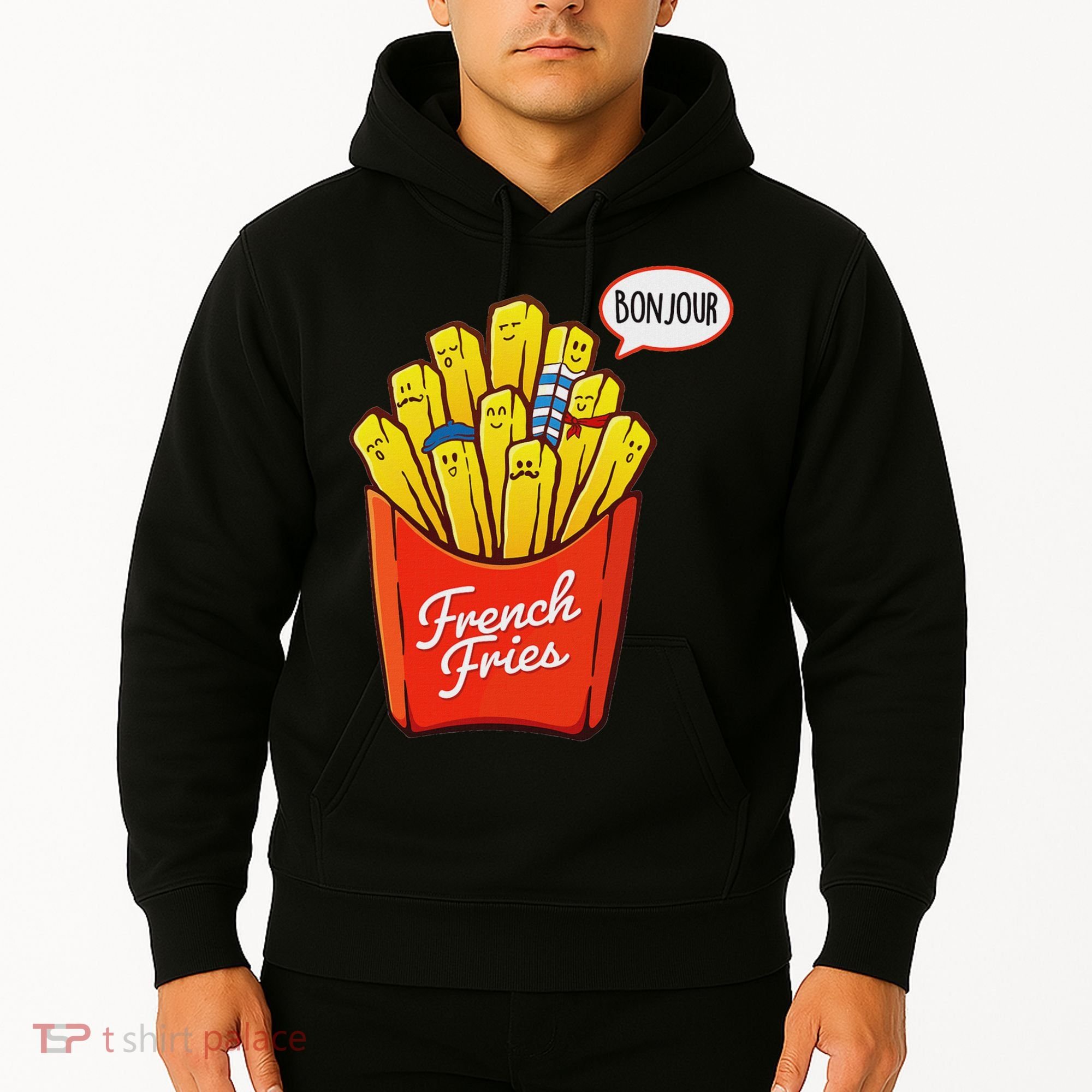 French Fries Lover Fast Food Eater  Hoodie