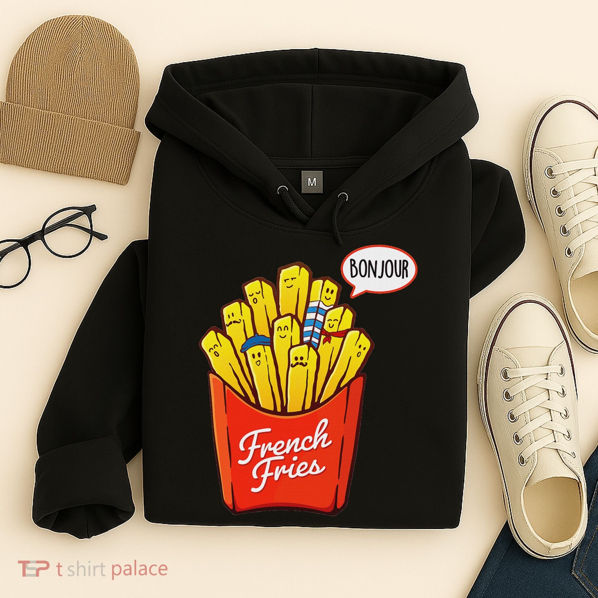 French Fries Lover Fast Food Eater  Hoodie