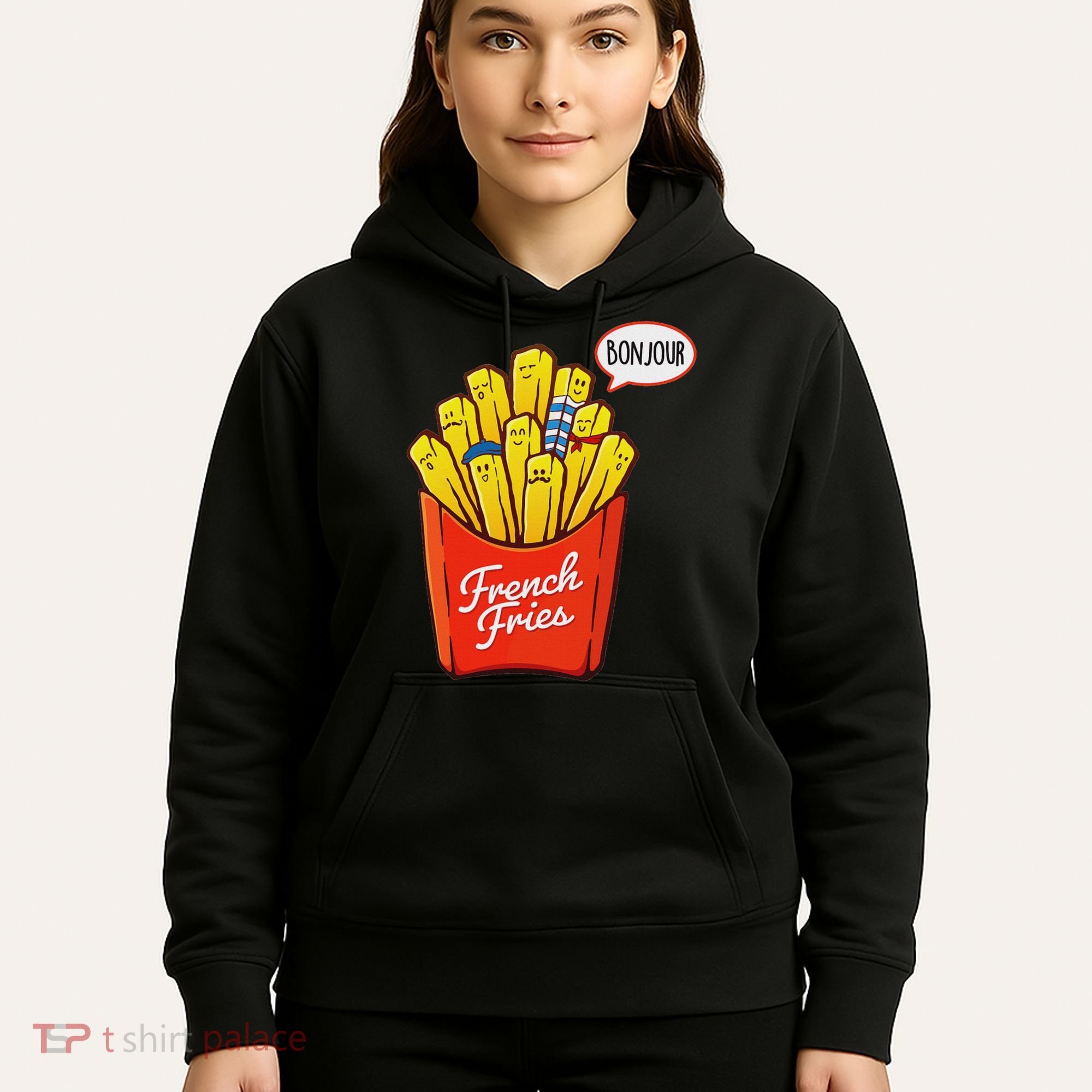 French Fries Lover Fast Food Eater  Hoodie
