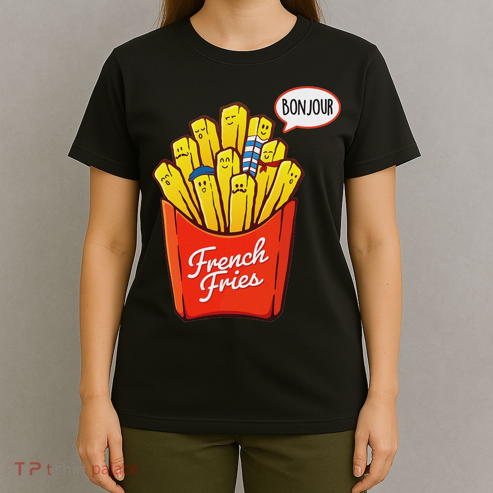 French Fries Lover Fast Food Eater  T-Shirt