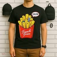 French Fries Lover Fast Food Eater  T-Shirt thumb 6