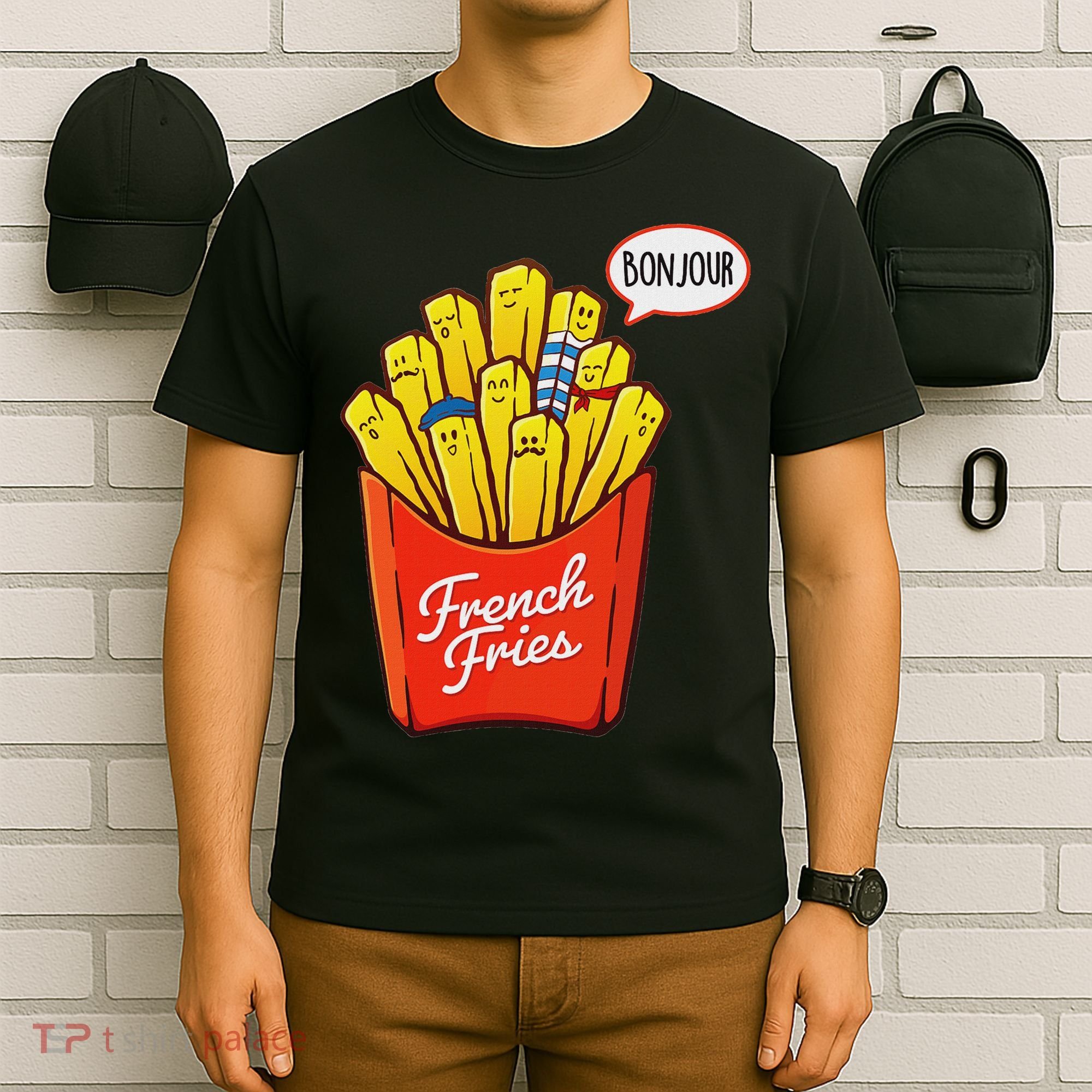 French Fries Lover Fast Food Eater  T-Shirt