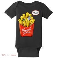 French Fries Lover Fast Food Eater  Baby Bodysuit thumb 0