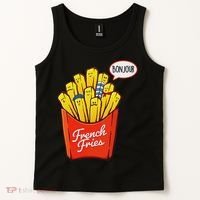 French Fries Lover Fast Food Eater  Tank Top thumb 2