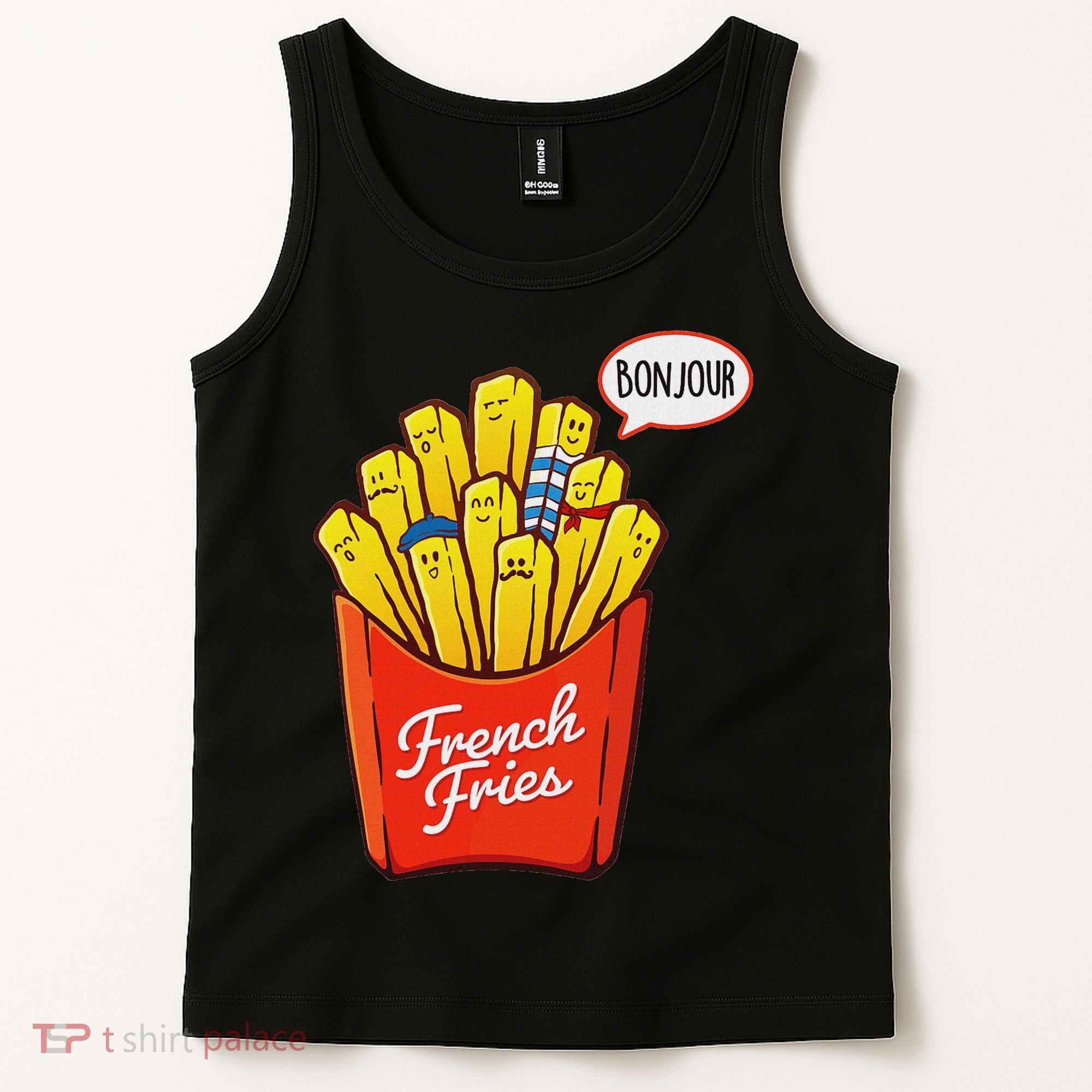 French Fries Lover Fast Food Eater  Tank Top