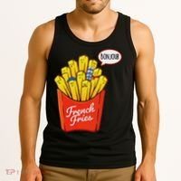 French Fries Lover Fast Food Eater  Tank Top thumb 3
