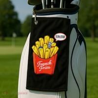 French Fries Lover Fast Food Eater  Golf Towel thumb 2
