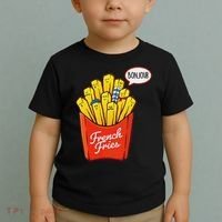 French Fries Lover Fast Food Eater  Toddler T-Shirt thumb 2