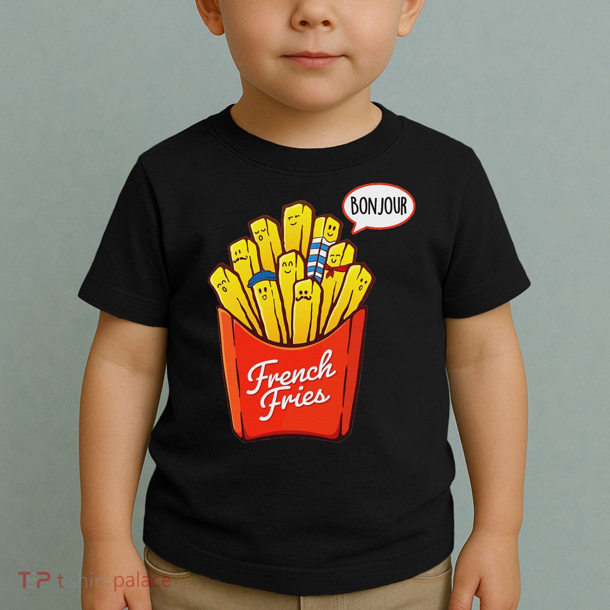 French Fries Lover Fast Food Eater  Toddler T-Shirt