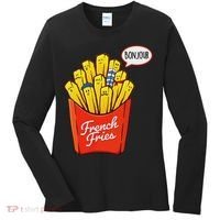 French Fries Lover Fast Food Eater  Women's Long Sleeve Shirt thumb 0