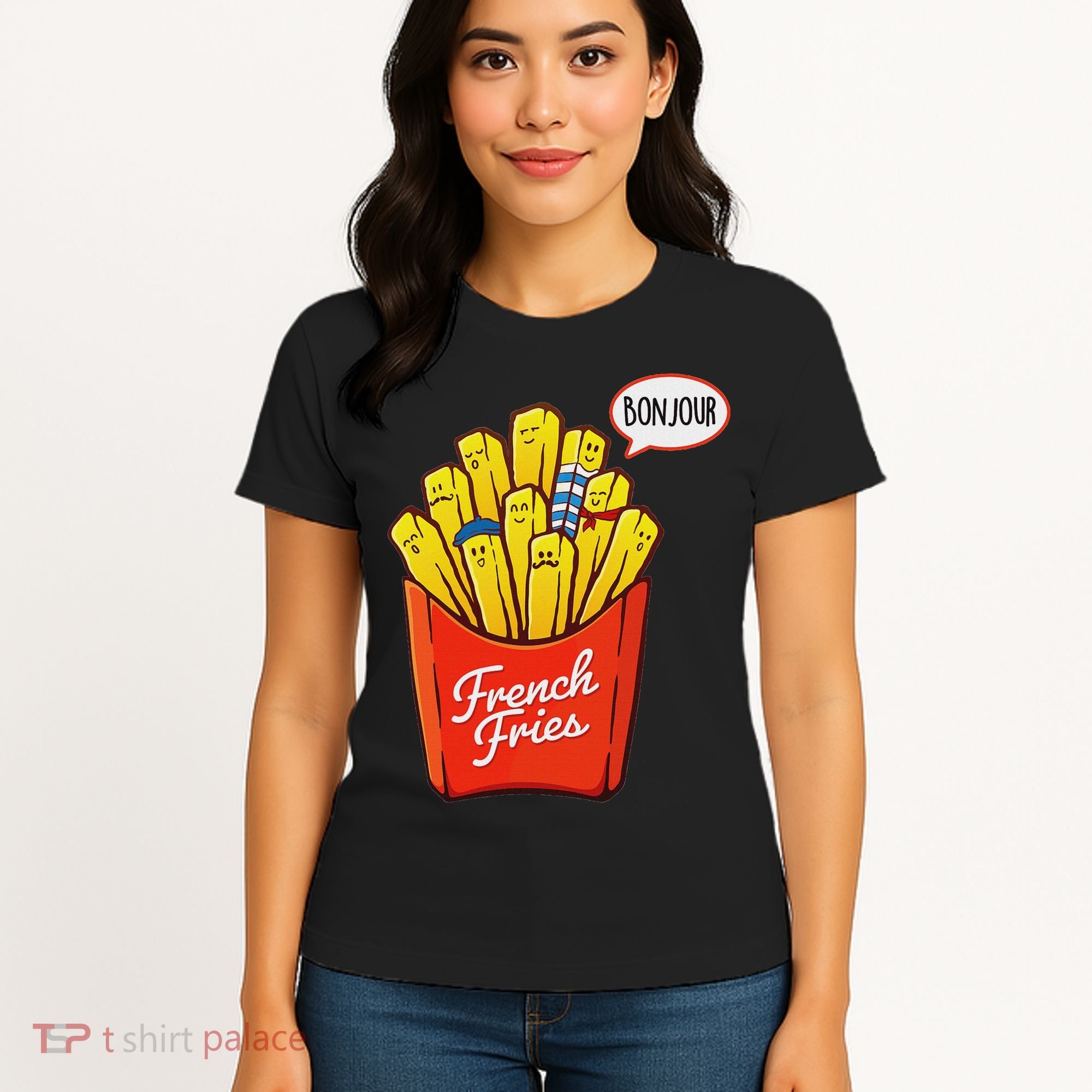 French Fries Lover Fast Food Eater  Women's T-Shirt