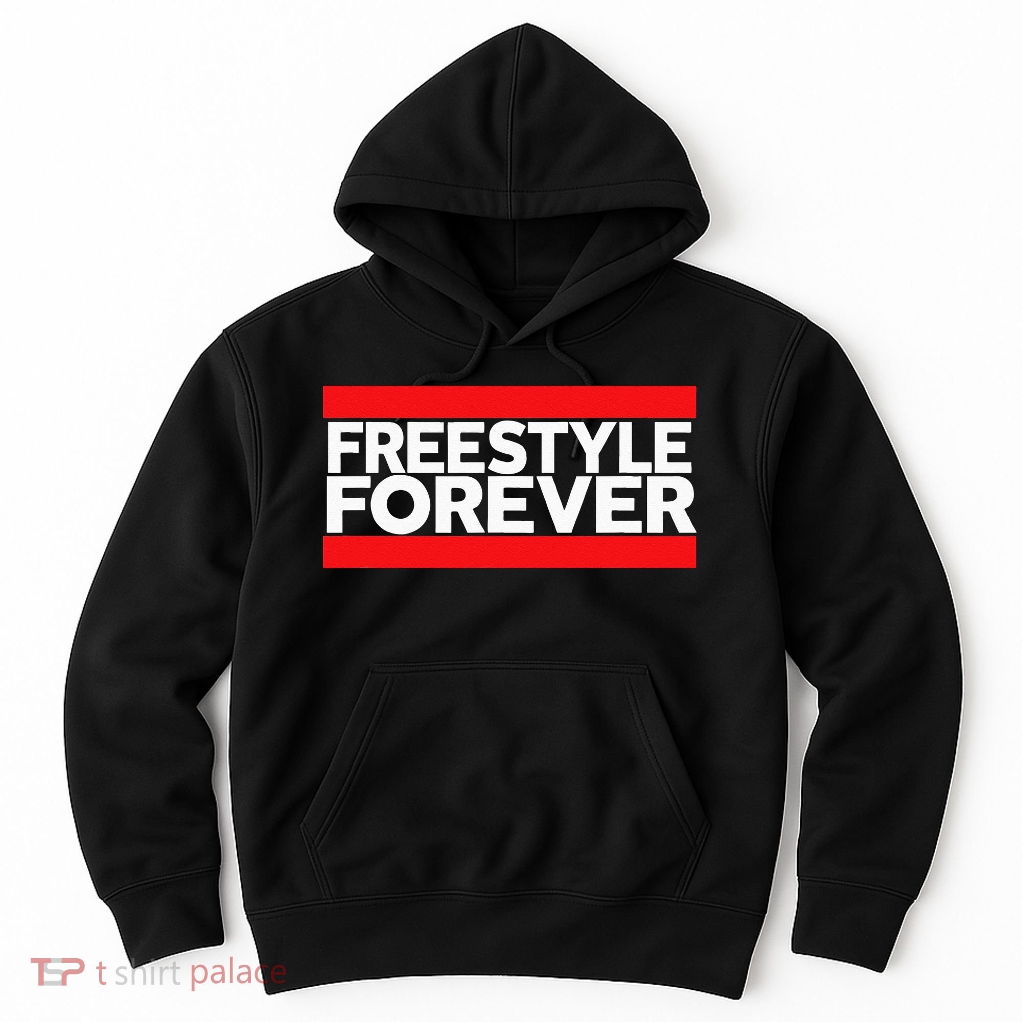 Freestyle Forever Music Fan 80s Retro Rap Style Graphic Hoodie