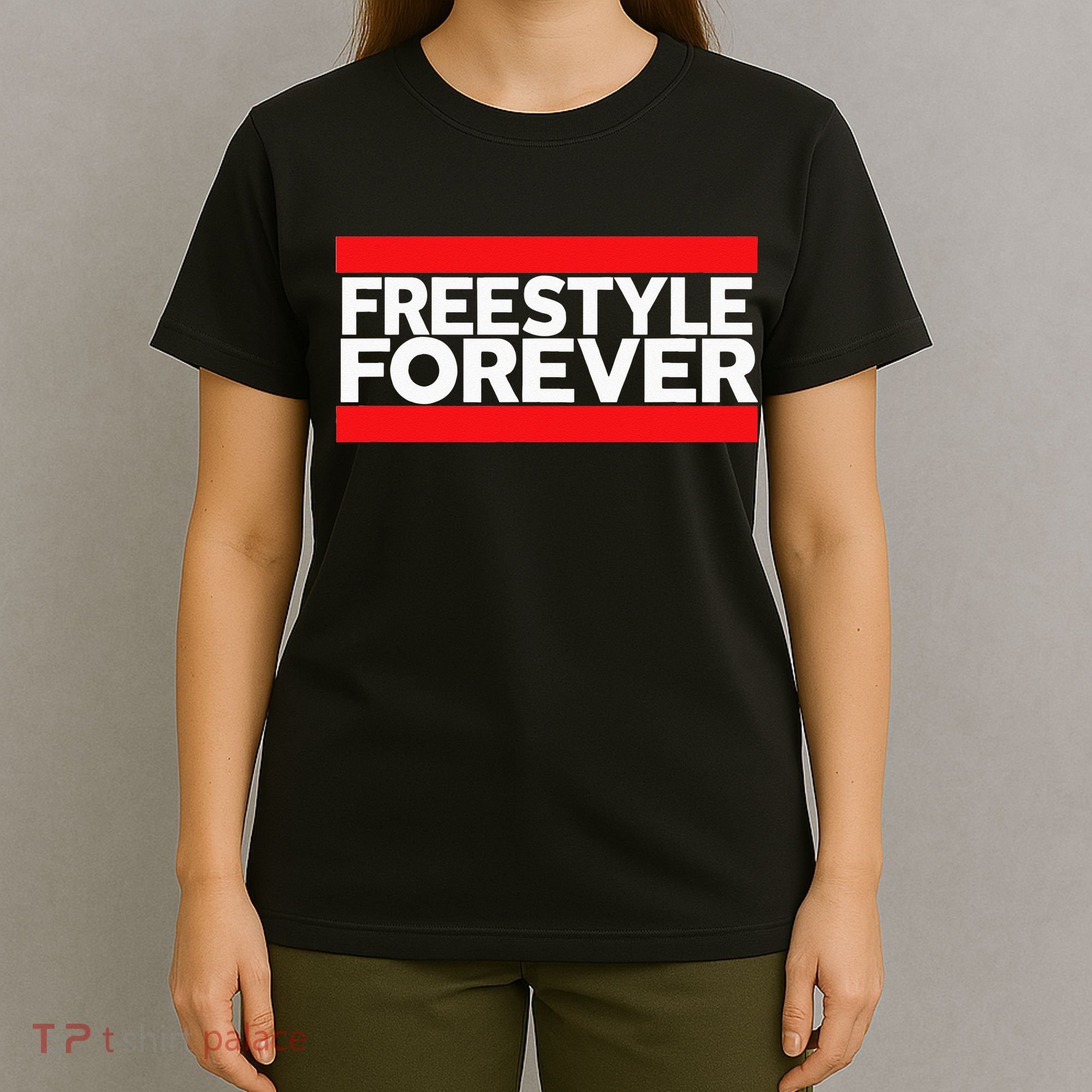 Freestyle Forever Music Fan 80s Retro Rap Style Graphic T-Shirt