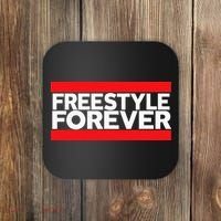 Freestyle Forever Music Fan 80s Retro Rap Style Graphic Coaster thumb 0